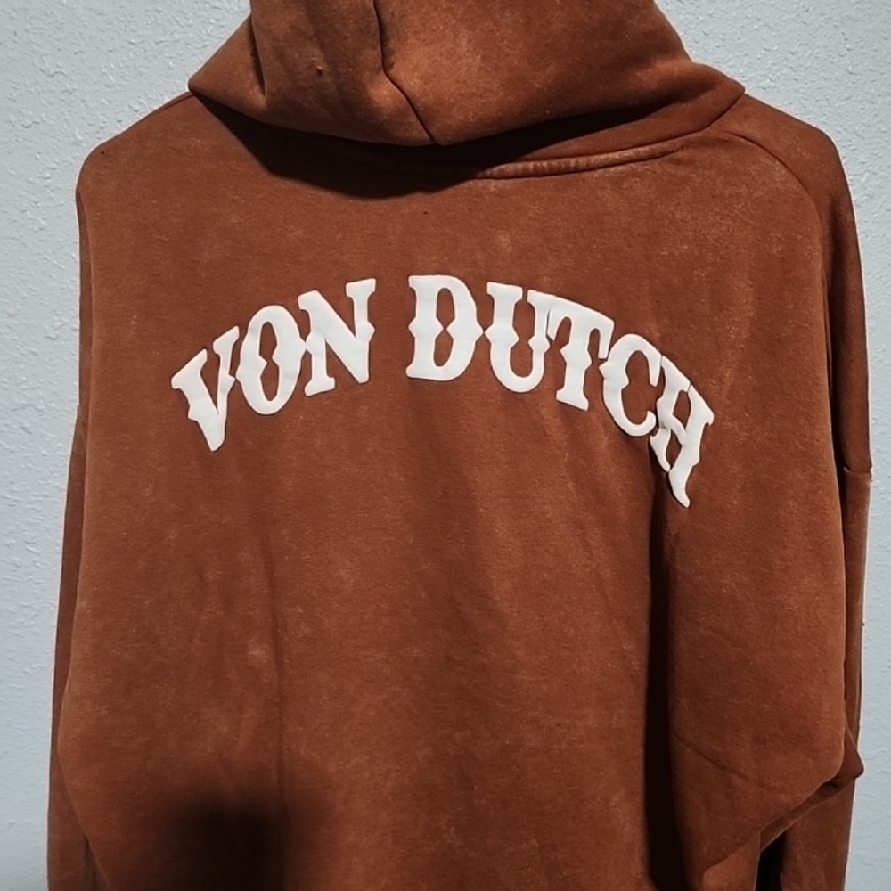 Von Dutch Burnt Orange Hoodie